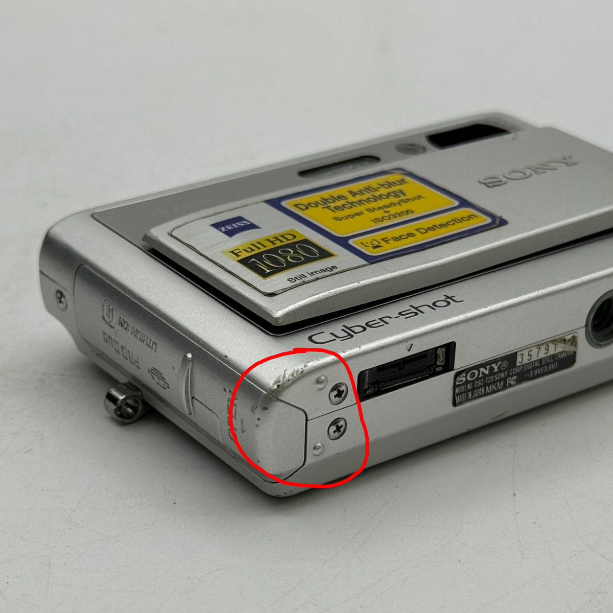 Sony Cyber-Shot DSC-T20 8.1MP Compact Digital Camera