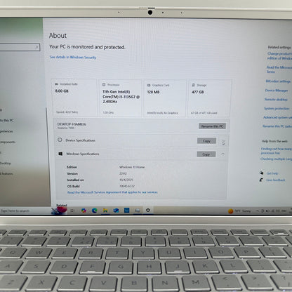 Dell Inspiron 7300 P122G001 13.3" i5-1135G7 2.4GHz 8GB RAM 512GB SSD