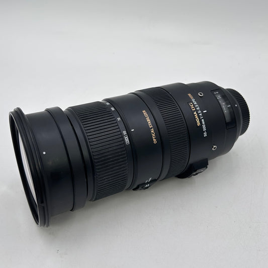 Sigma Optical Stabilizer 50-500m f/4.5-6.3 For Nikon F Mount Auto & Manual Lens