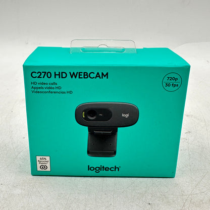 New Logitech C270 HD Webcam 960-000694