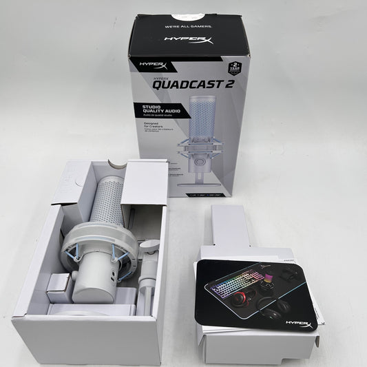 HyperX Quadcast 2 20Hz - 20kHz Condenser Studio Microphone QDC002