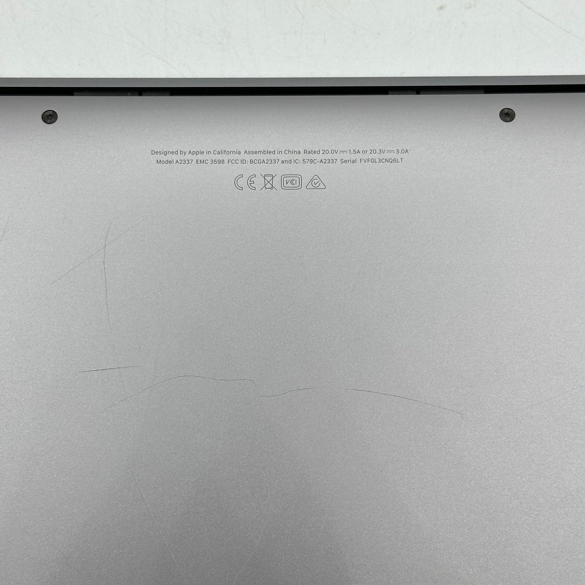 2020 Apple MacBook Air 13.3" M1 8C GPU 3.2GHz 16GB RAM 512GB SSD A2337
