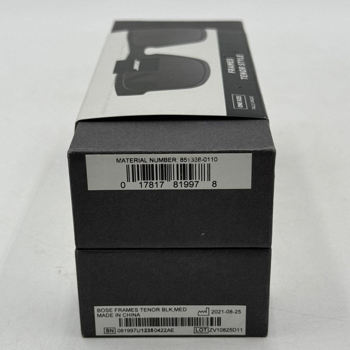New Bose Frames Tenor Style Black Polarized BMD0011 Bluetooth Audio Sunglasses
