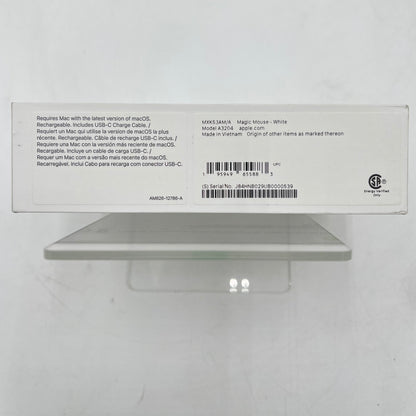 New Apple Magic Mouse A3204 White USB-C