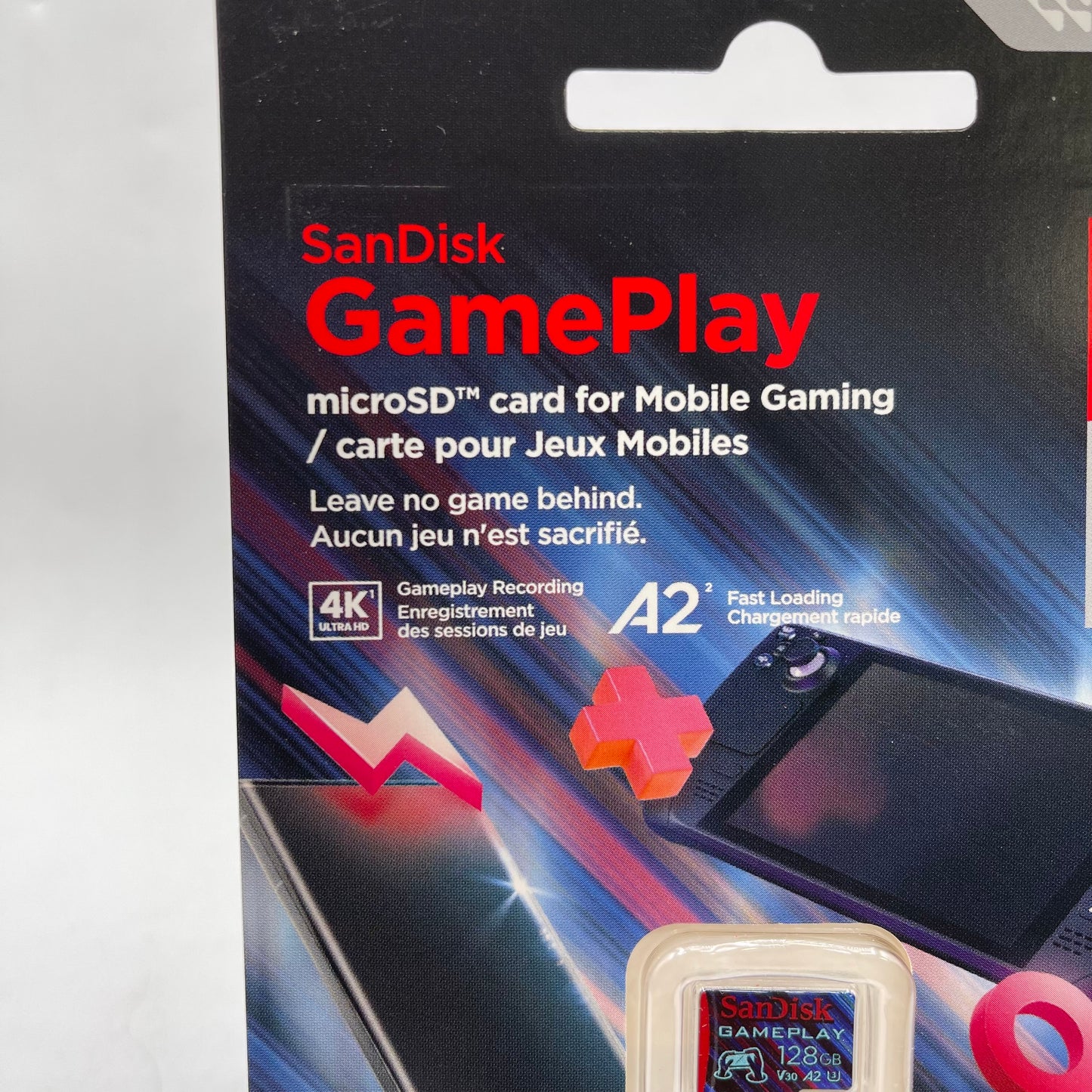 New SanDisk GamePlay 128GB microSD Card 4K SDSQXAA-128G-GN6XN