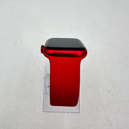 GPS Only Apple Watch Series 9 45MM Red Aluminum A2980 & Sports Band