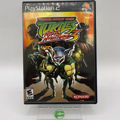 Teenage Mutant Ninja Turtles 3: Mutant Nightmare (Sony PlayStation 2 PS2, 2005)