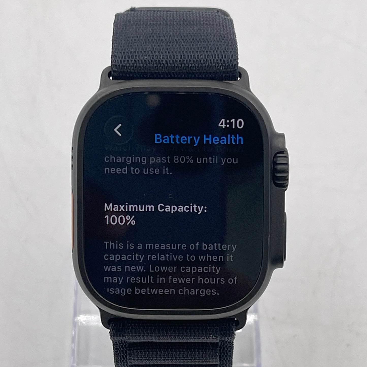 Unlocked Apple Watch Ultra 3 49MM Black Titanium Black Alpine Loop MF0Q4QF/A