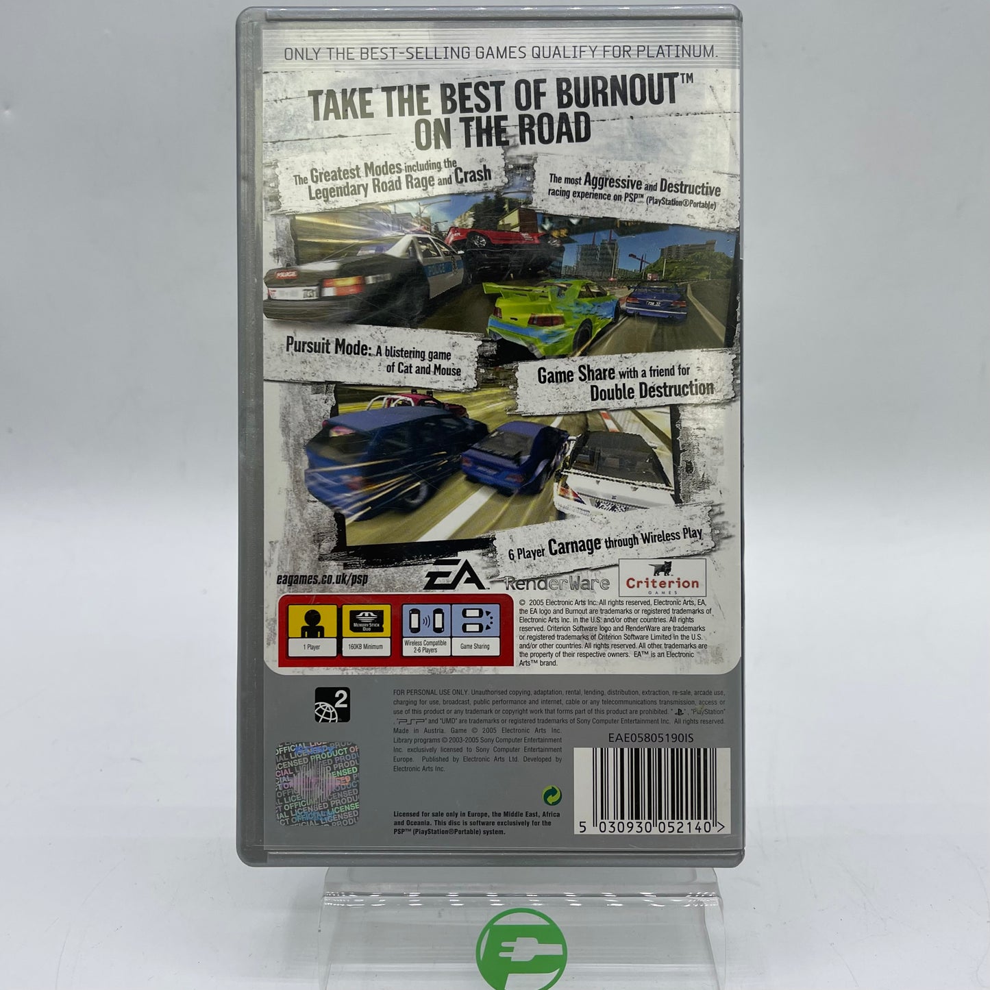 Burnout Legends (Sony PlayStation Portable PSP, 2005)