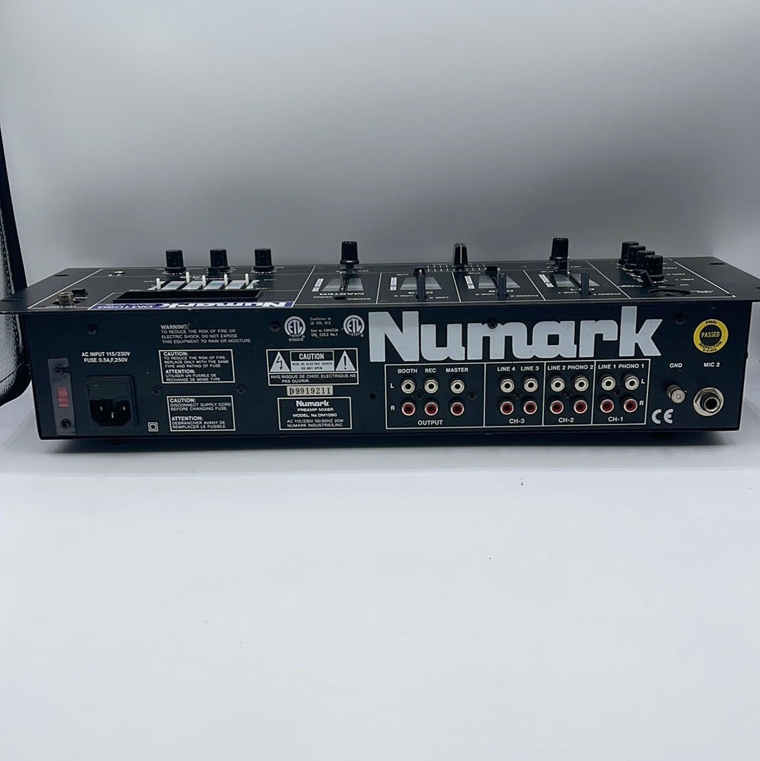 Numark DM1090 3 Channel DJ Mixer Unit Only