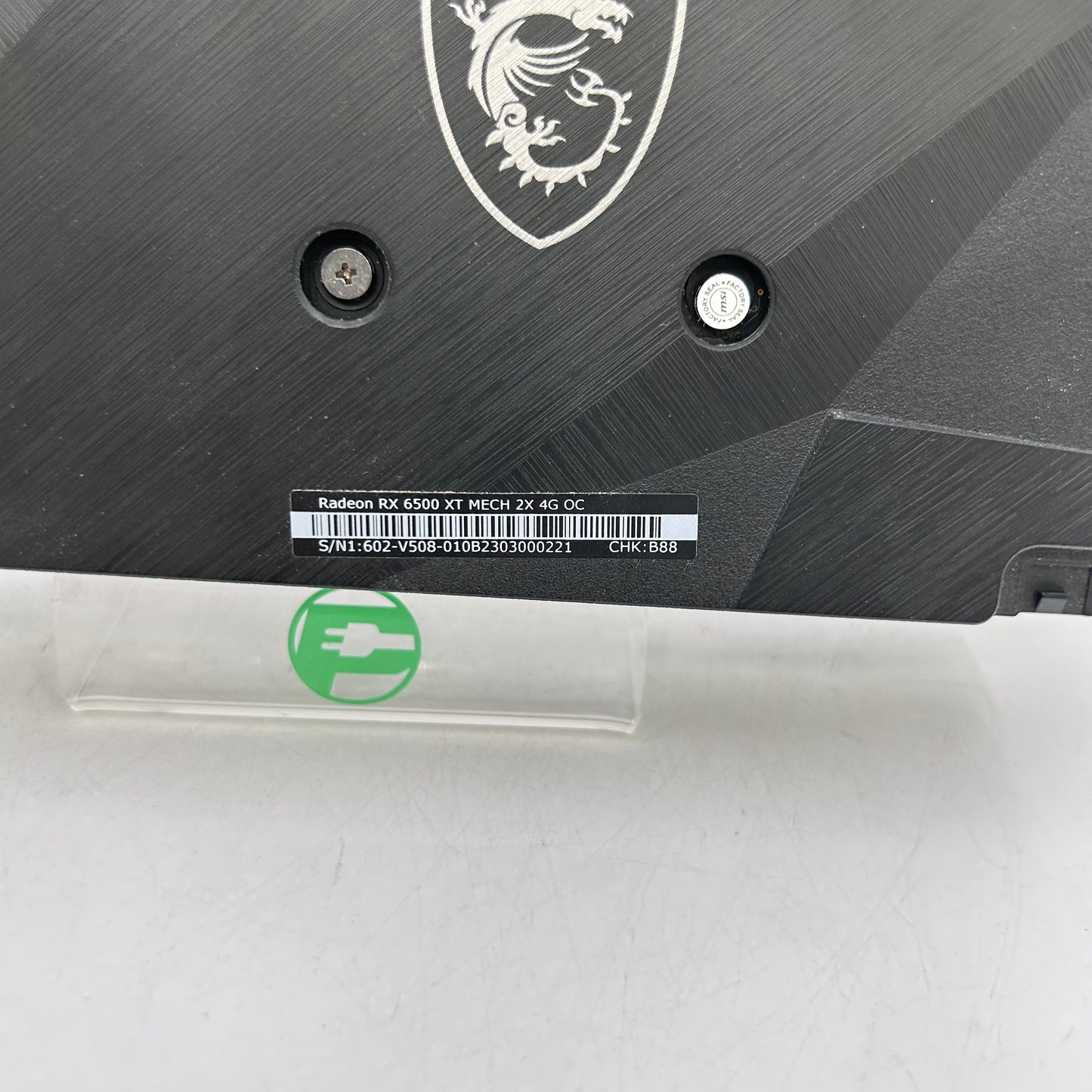 MSI Radeon RX 6500 XT Mech 2X OC 4GB GDDR6 Graphics Card V508