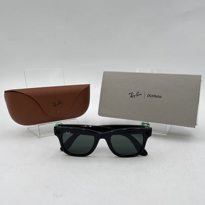 Ray-Ban Meta Wayfarer Gen 1 Shiny Black Standard RW4006 601/71 AI Smart Glasses