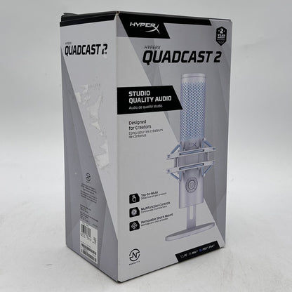 HyperX Quadcast 2 20Hz - 20kHz Condenser Studio Microphone QDC002