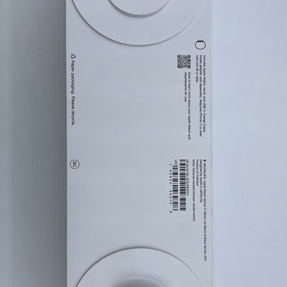 New GPS Only Apple Watch Series 11 46MM Jet Black Aluminum Black Sport Band