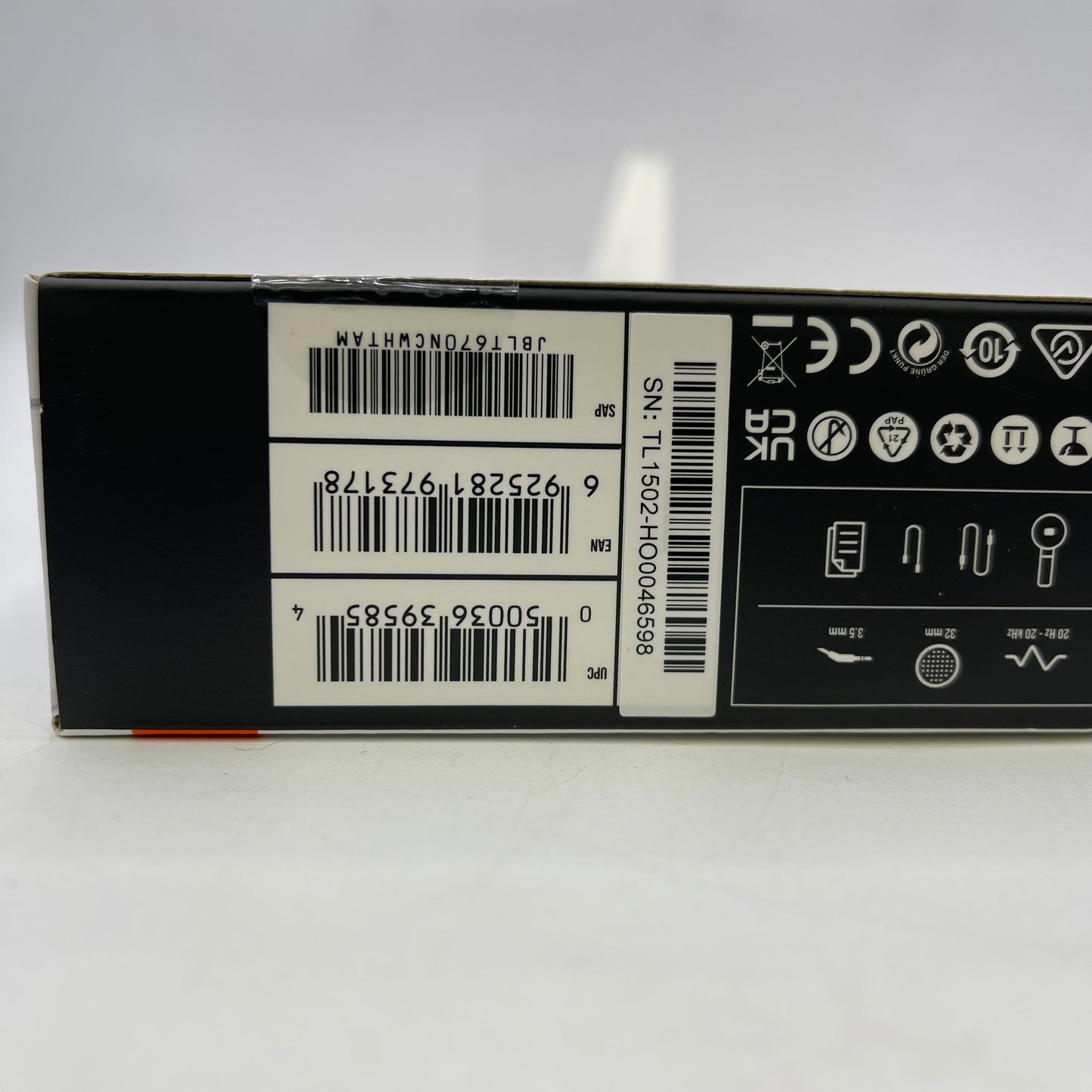 New JBL Tune 670 Adaptive Noise Cancelling White JBLT670NCWHTAM