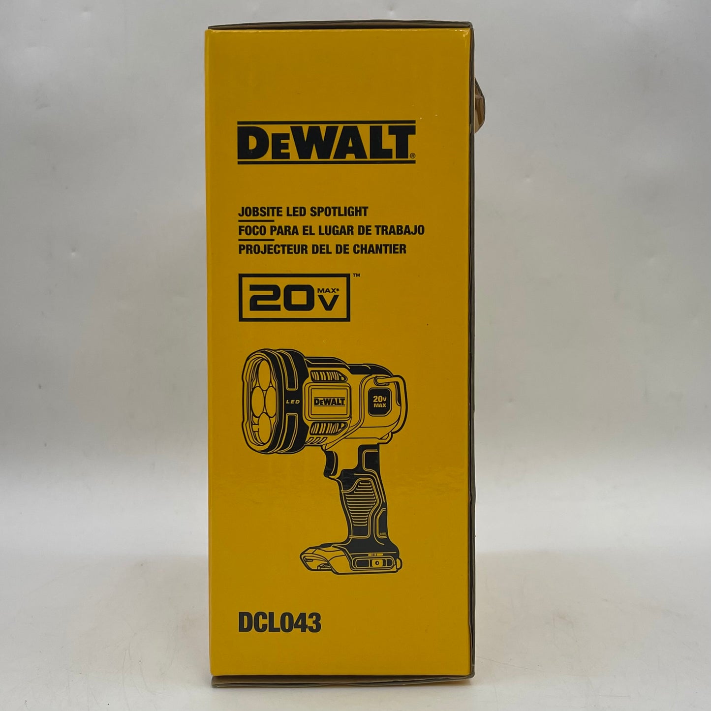 New DeWalt DCL043 20V MAX Jobsite Led Spotlight