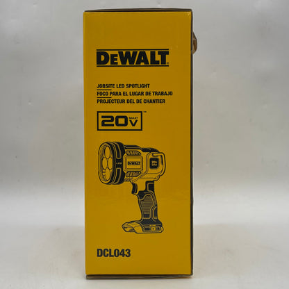 New DeWalt DCL043 20V MAX Jobsite Led Spotlight