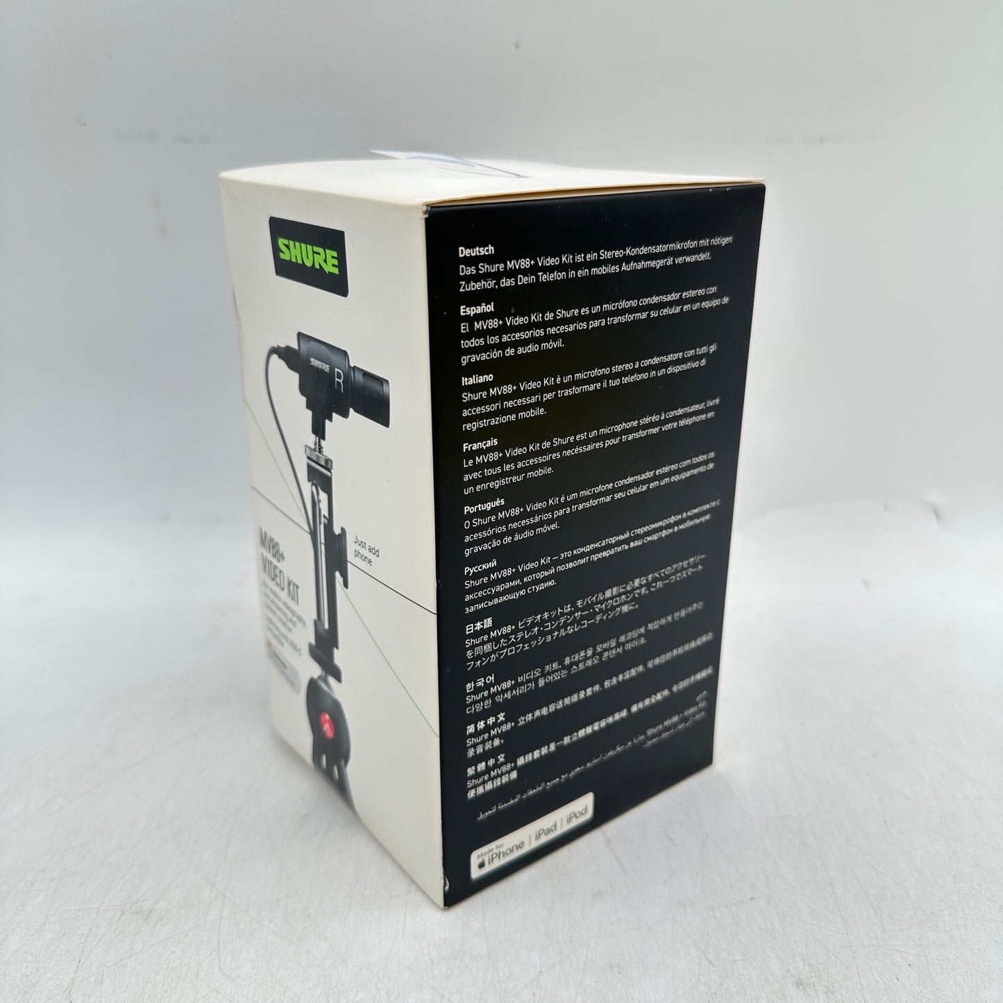 New Shure MV88+ Mobile Video Kit MV88+DIG+VIDKIT