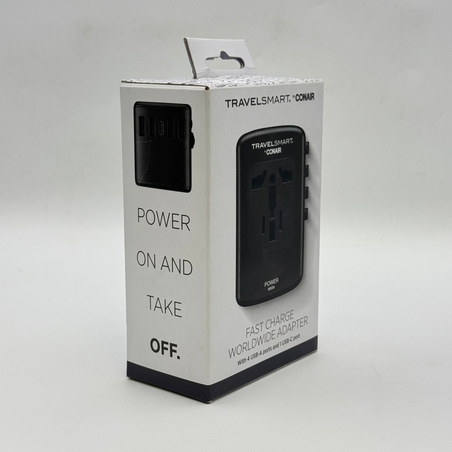 New TravelSmart By Conair Fast Charge Worldwide Adapter TS450T