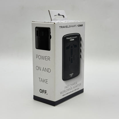 New TravelSmart By Conair Fast Charge Worldwide Adapter TS450T