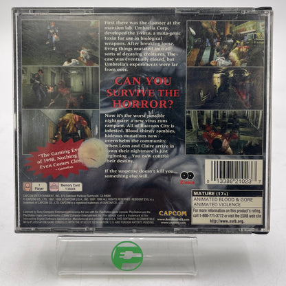Resident Evil 2 (PlayStation 1 PS1, 1998)