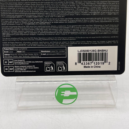 New Lexar S80 128GB Jump Drive LJDS080128G-BNBNU USB 32