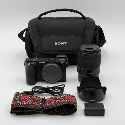 Sony Alpha A6500 24.2MP Mirrorless Digital Camera With Accessories