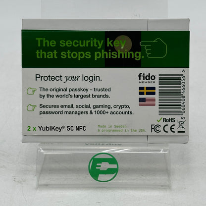 New Yubico Yubikey Dual Pack USB-C Security Key