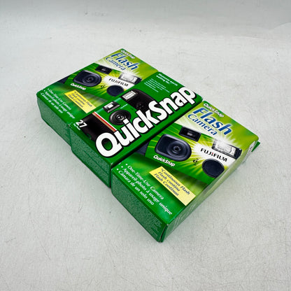 Lot of 3 New Fujifilm QuickSnap One-Time Use Cameras