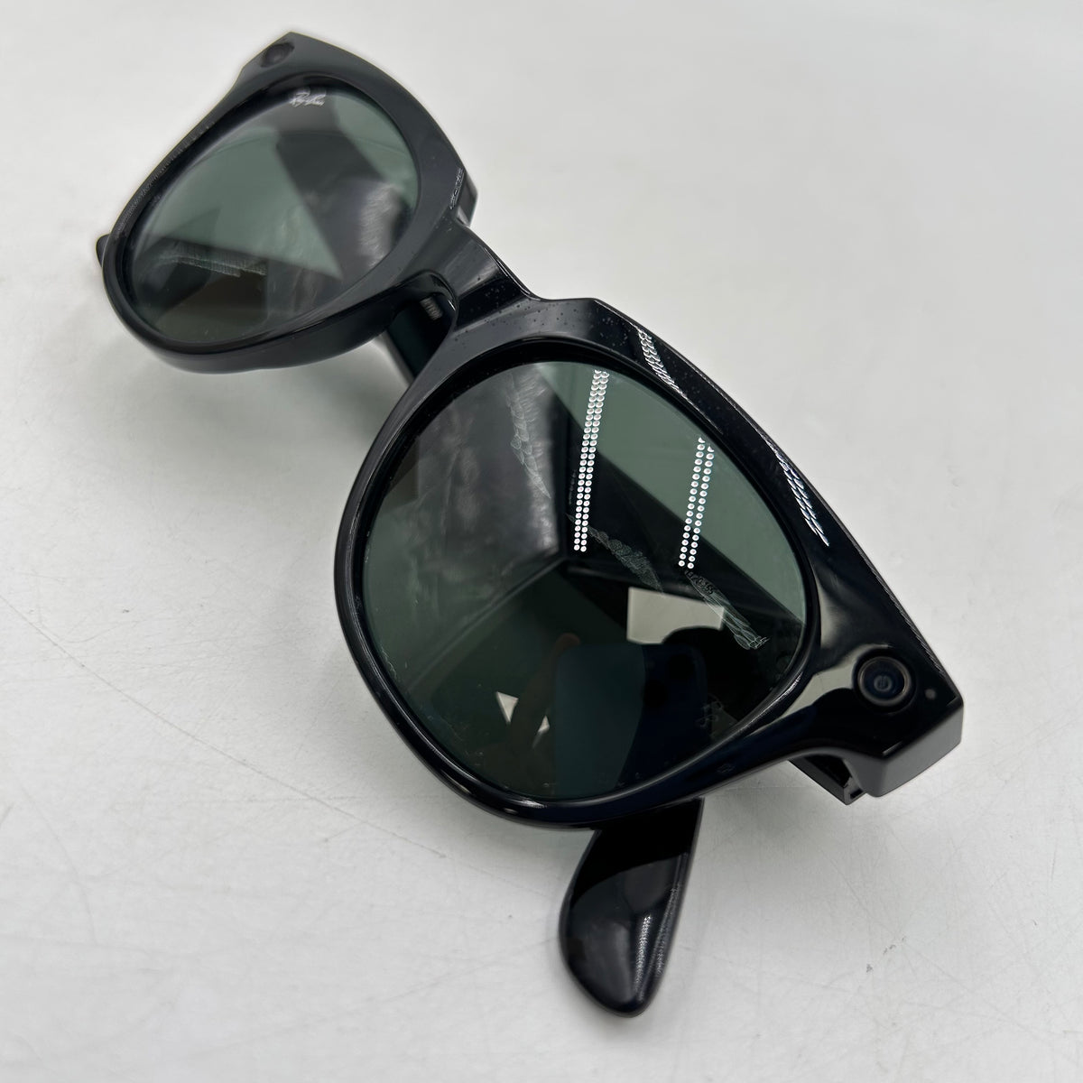 Ray-Ban Stories Wayfarer Shiny Black Standard RW005 601/71 AI Smart Glasses