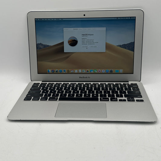 2015 Apple MacBook Air 11" i5 1.6GHz 4GB RAM 128GB Flash Storage Silver A1465