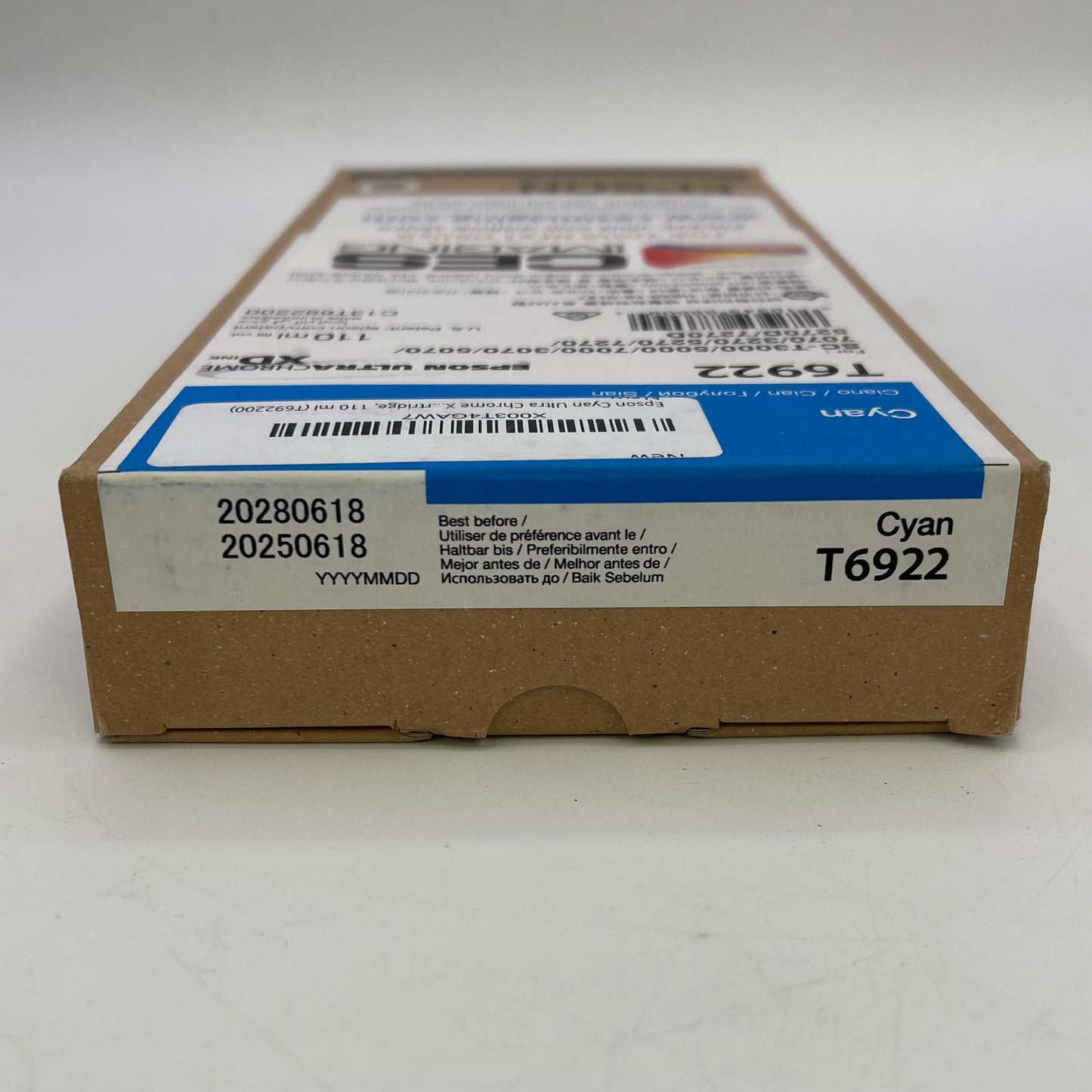 New Epson T6922 C13T692200 Cyan Ink Cartridge Exp 06/2028