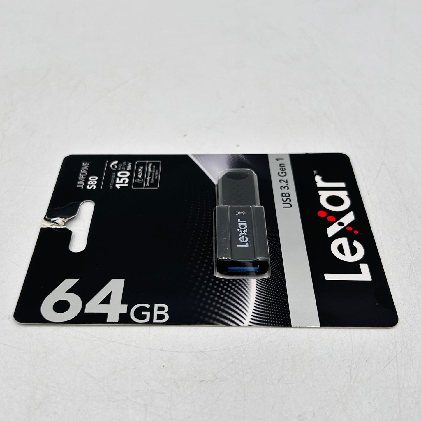 New Lexar JumpDrive S80 64GB USB 3.2 Gen 1  Flash Drive LJDS080064G-BNBNU
