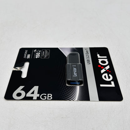 New Lexar JumpDrive S80 64GB USB 3.2 Gen 1  Flash Drive LJDS080064G-BNBNU