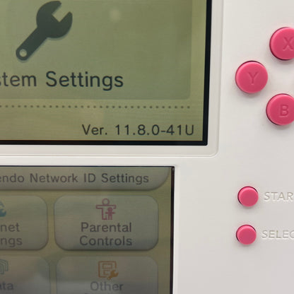 Nintendo 2DS Handheld Game Console Only FTR-001 Pink/White