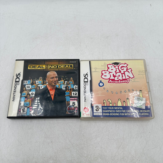 Lot of 2 Nintendo DS Games : Big Brain Academy | Deal or No Deal