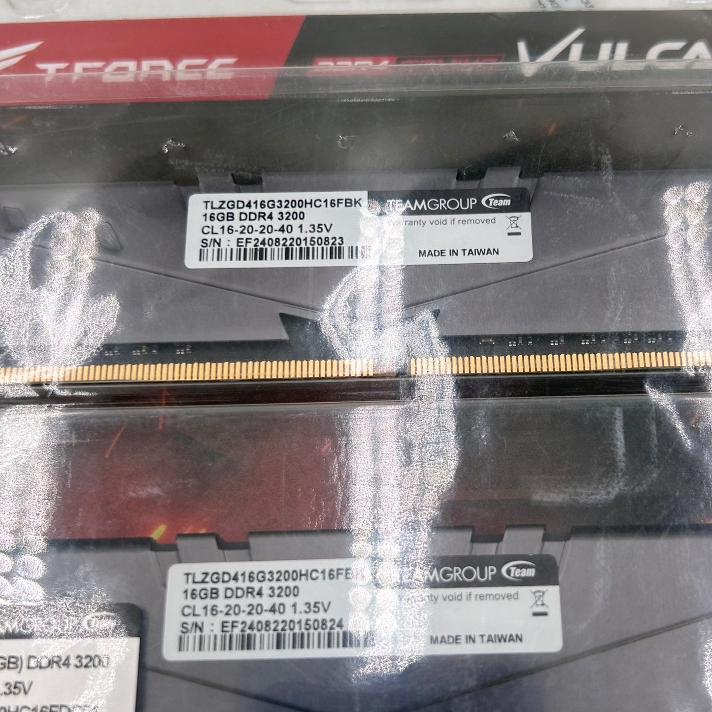 New TeamGroup T-Force Vulcan Z 32GB (2x16GB) RAM DDR4 3200MHz 
