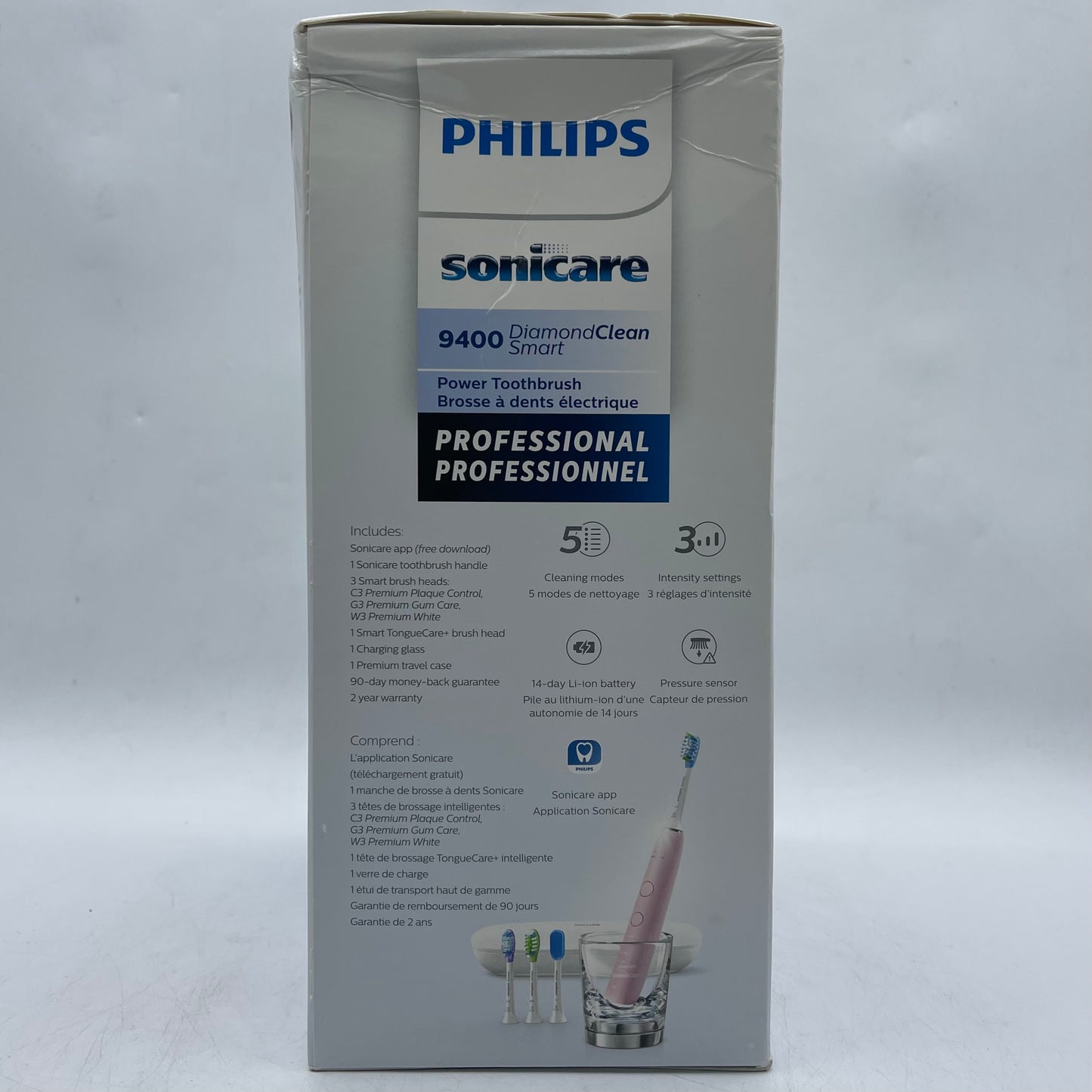 New Philips Sonicare 9400 Diamond Clean Smart Power Toothbrush HX9985/28