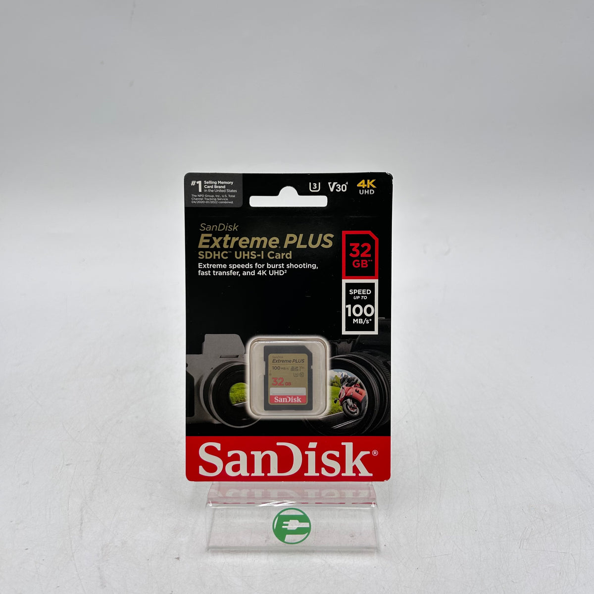 New SanDisk Extreme Plus 32GB 100MB/s SDHC Card SDSDXWT-032-ANCIN