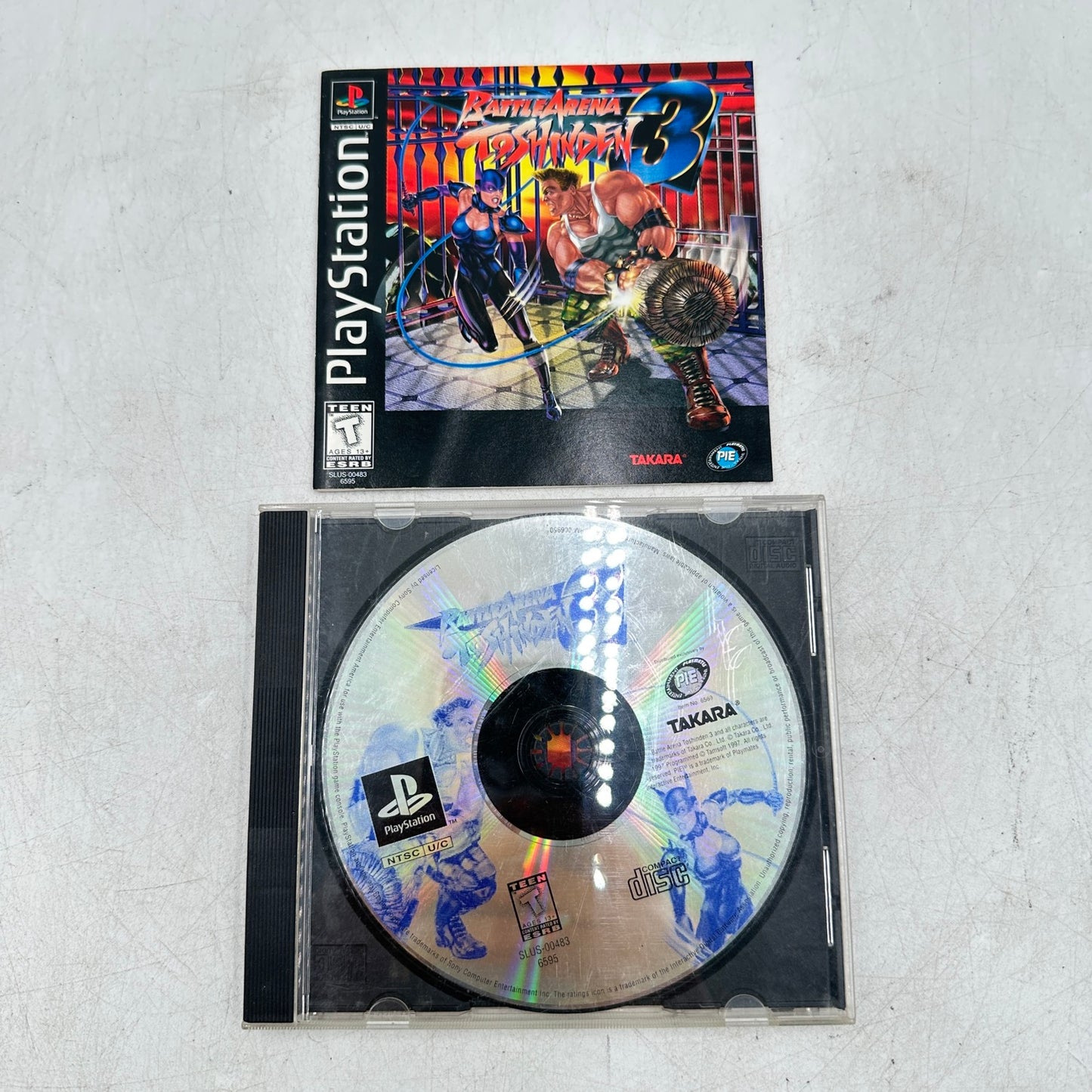 Battle Arena Toshinden 3 (Sony PlayStation 1 PS1, 1997)