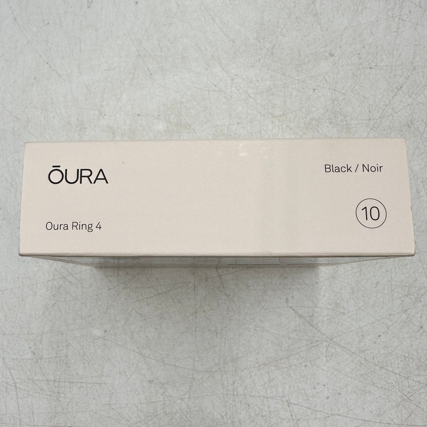New Oura Ring 4 Size 10 Smart Ring/Activity Tracker JZ90-54144-10 Black