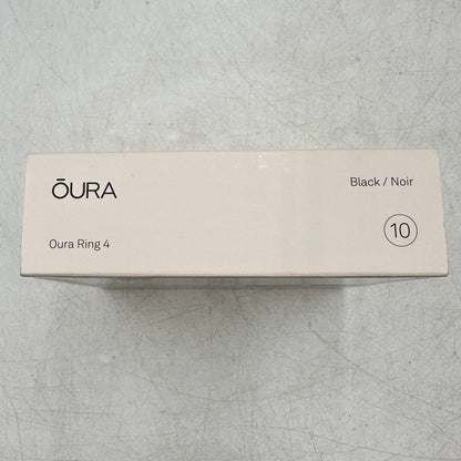 New Oura Ring 4 Size 10 Smart Ring/Activity Tracker JZ90-54144-10 Black