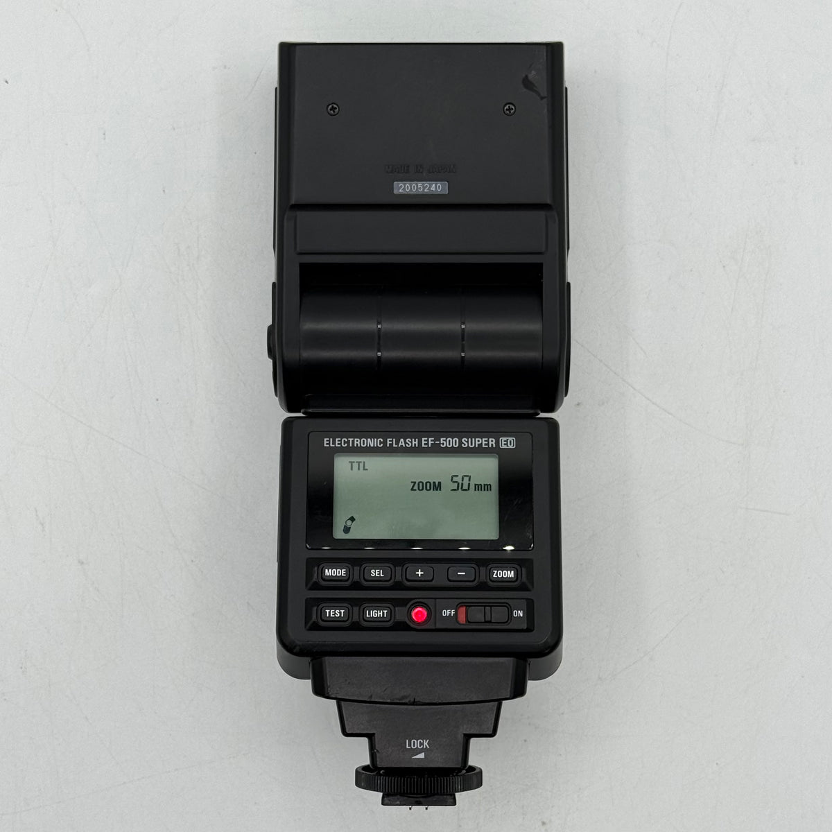 Sigma Electronic Shoe Mount TTL Auto Zoom Flash EF-500 Super