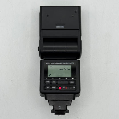 Sigma Electronic Shoe Mount TTL Auto Zoom Flash EF-500 Super