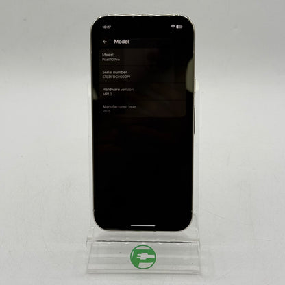 Factory Unlocked Google Pixel 10 Pro 128GB Porcelain G4QUR