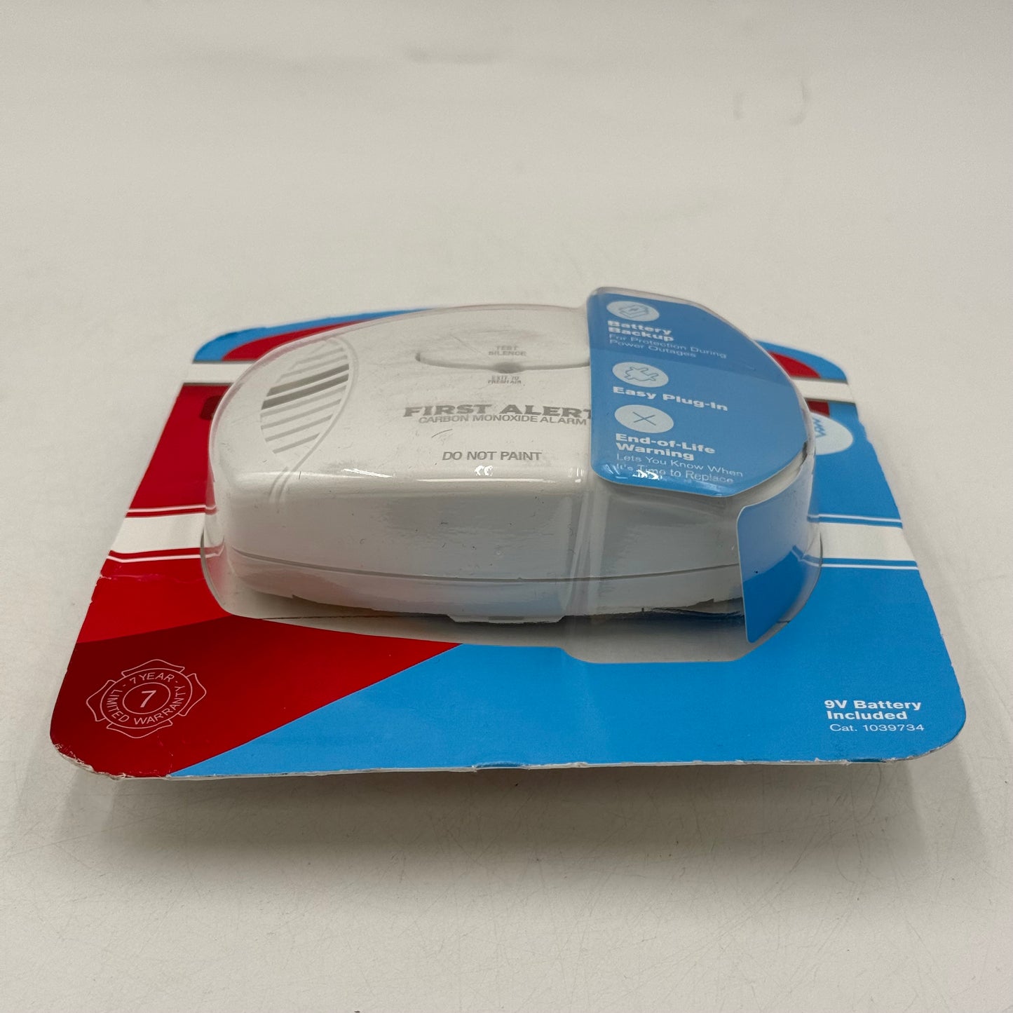 New First Alert Carbon Monoxide Alarm CO Detector White 1039734
