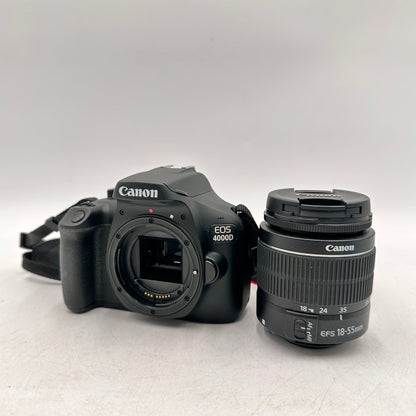 Canon EOS 4000D 18.0MP Digital SLR 122 Shutter Count w/ 18-55mm Lens