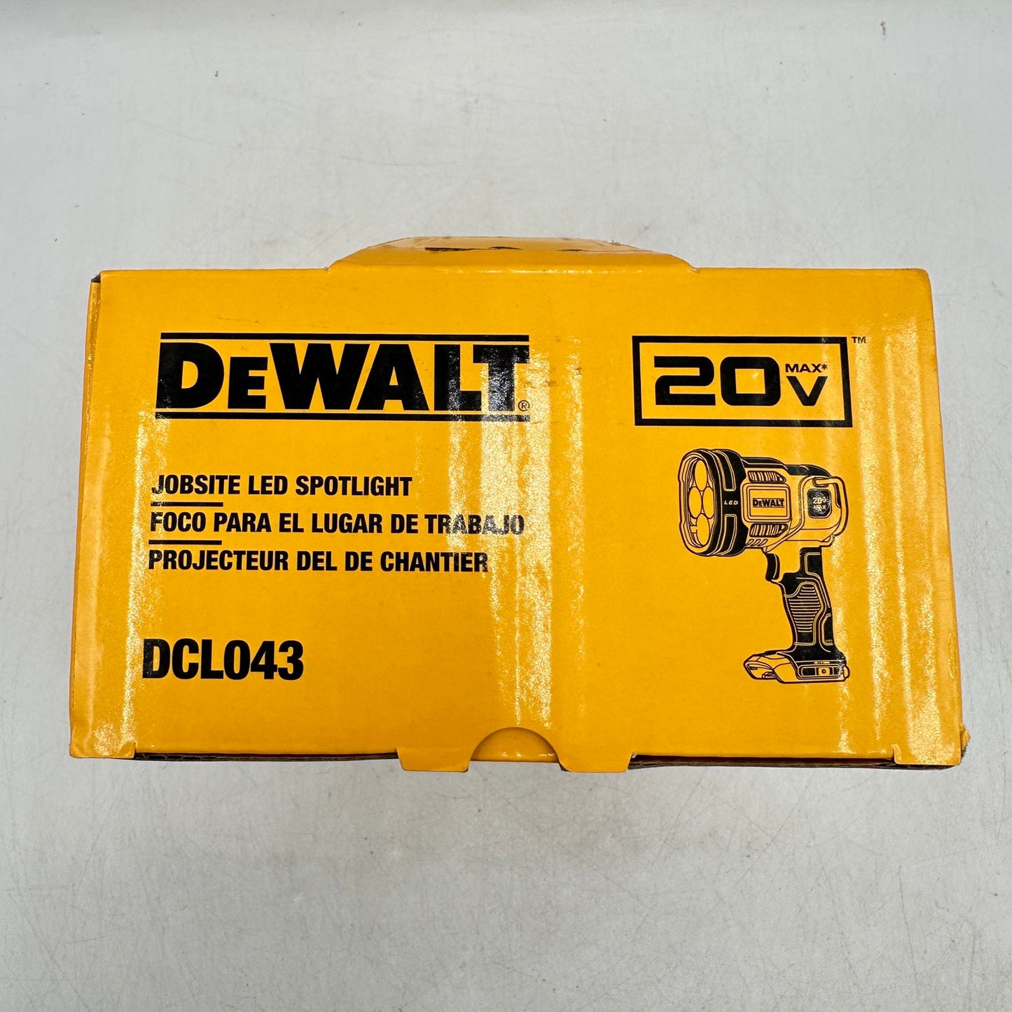 New DeWalt DCL043 20V MAX LED Portable Work Light