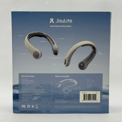 New JisuLife Neck Fan Life4 Wearable Neck Fan FNL04RTGY