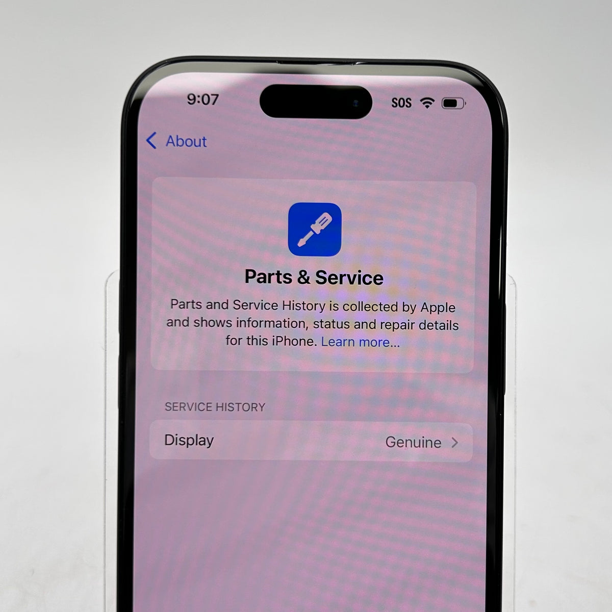 Broken Wi-Fi Only Apple iPhone 15 128GB 18.3.2 MTLV3LL/A Read